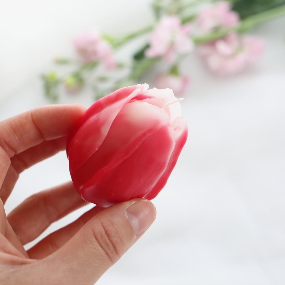 コロンと可愛い♪チューリップキャンドル | アイナフAinaf｜手作りの