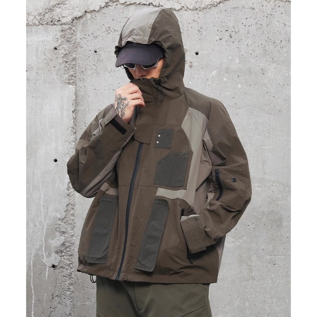 【DRIP3617】F2CE Blocking Design Waterproof Jacket