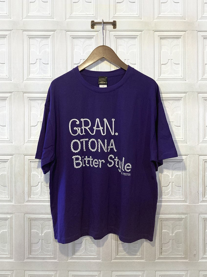 GRAN.otona bitter style logo t-shirt