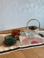 【adepeche】noon teapot stripe ティーポット