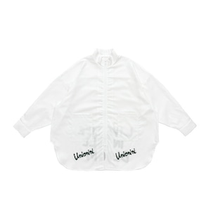 UNIONINIユニオニーニ slogan long blouse BL-022