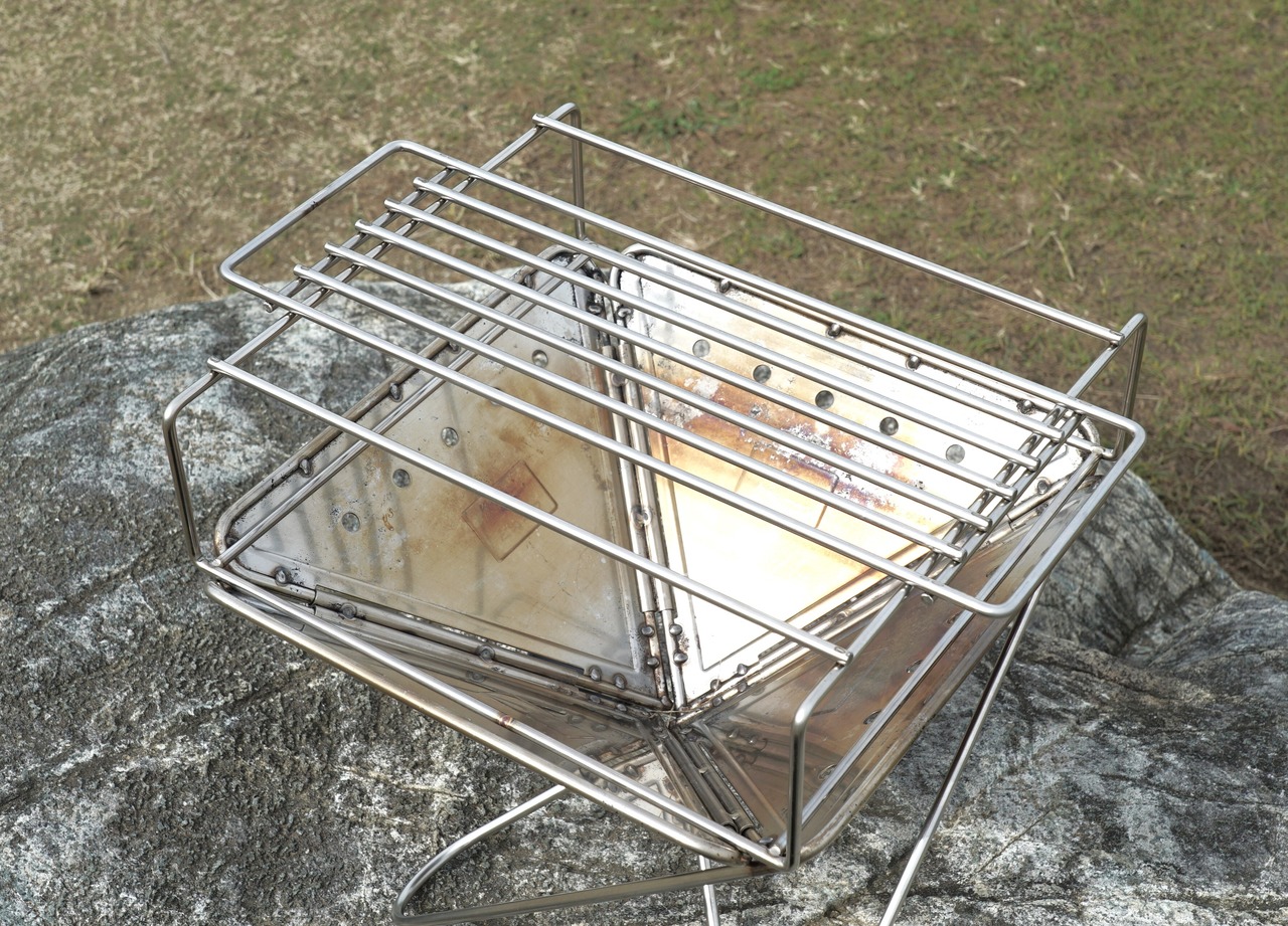 スノーピーク焚火台M対応　ベーシックロストル “ GTS ”  (ステンレス)