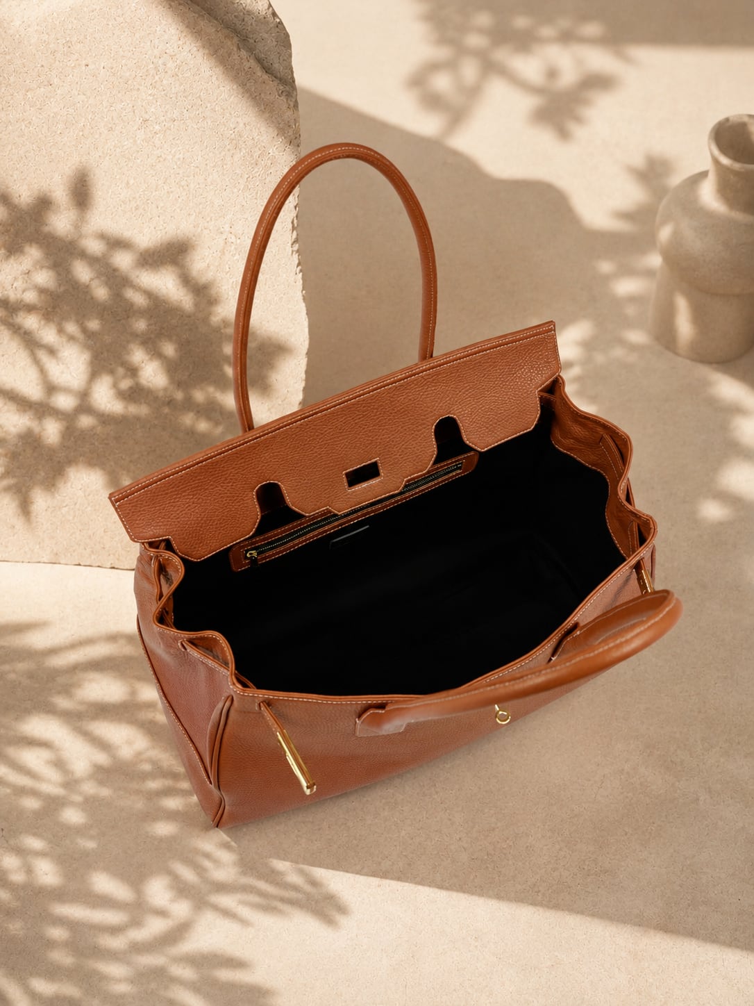 A-croire Grand Italian Leather Totebag | EUROKENVY®︎