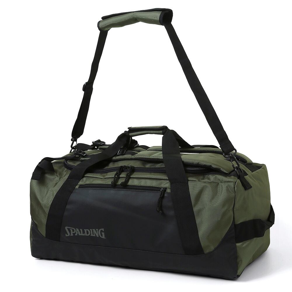 SPALDING】ヴァースダッフル 3ウェイ（70L） カーキ×ブラック