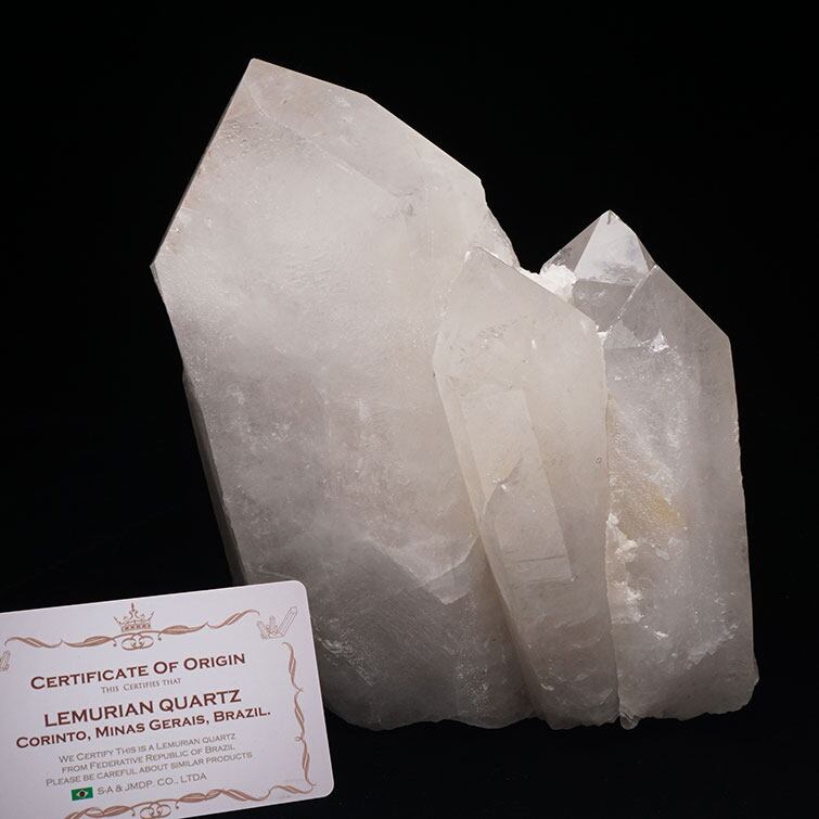 3.1Kg 水晶 クラスター ブラジル ミナスジェライス州 コリント産 レムリアンシード 証明書付属 一点物 282-501