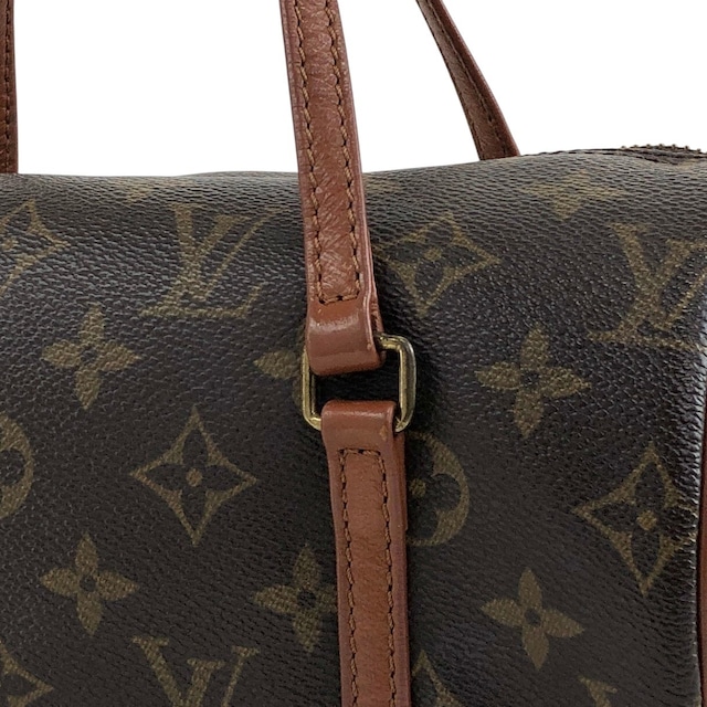 LOUIS VUITTON ルイヴィトン パピヨン26 モノグラム ハンドバッグ ブラウン レザー ロールバッグ vintage ヴィンテージ オールド dwmmh5