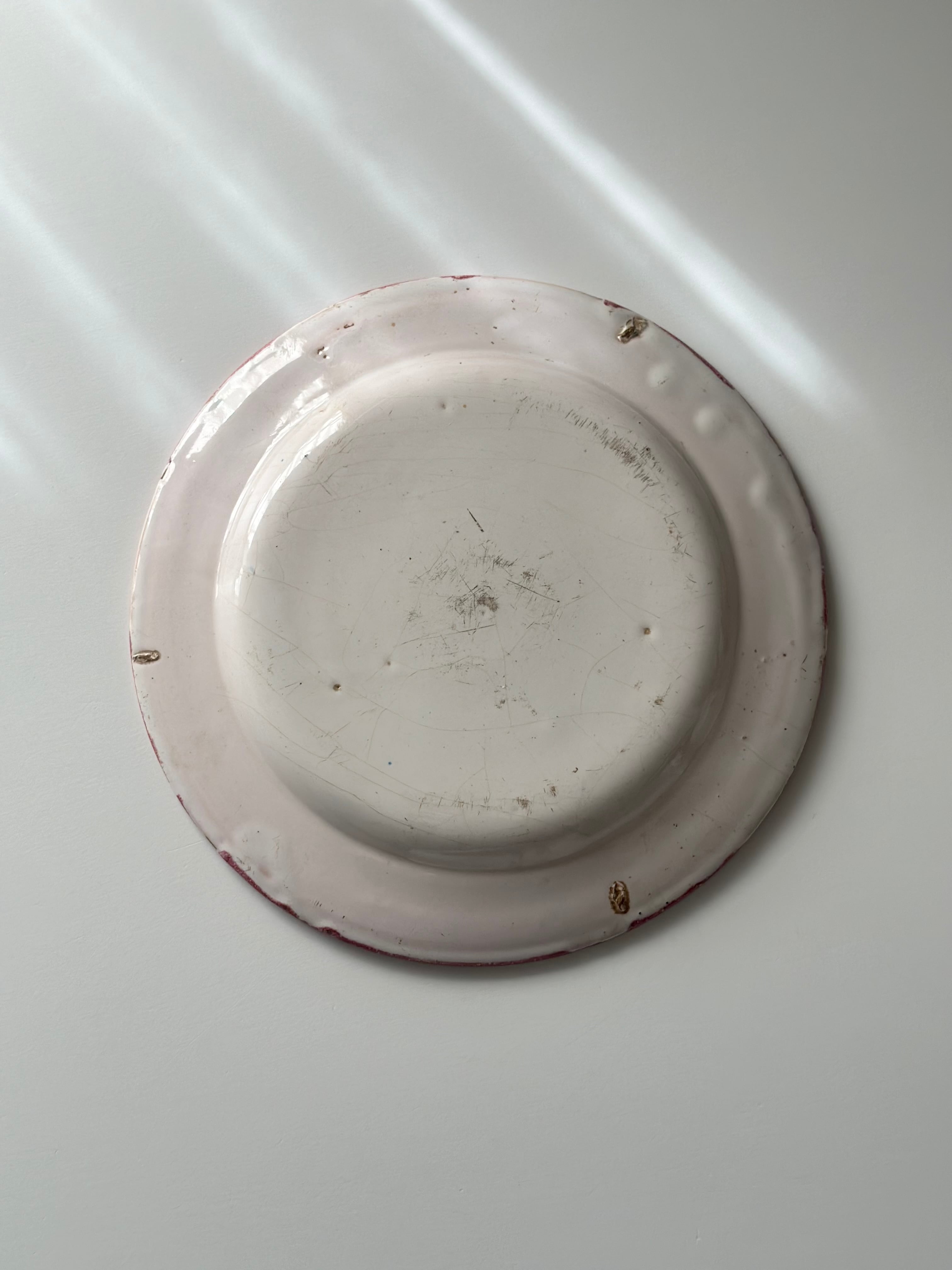 french vintage plate / 花柄のヴィンテージプレート | VIRON antique