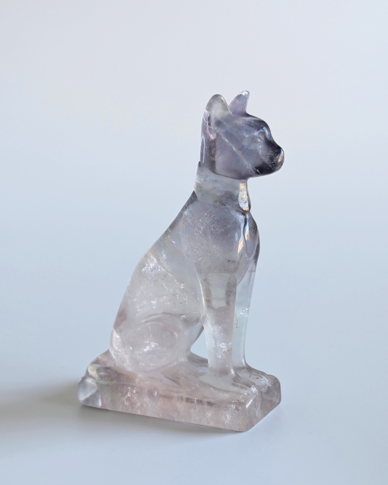 Fluorite フローライト ⭓ スフィンクス猫 ⭔ CARVING