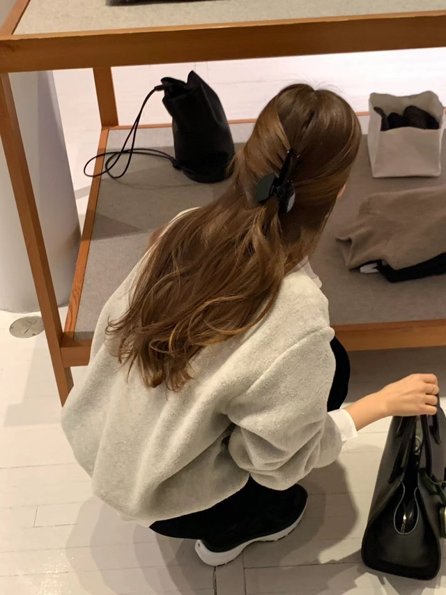 (OUNCE) snug fleece zipup jumper / 2color