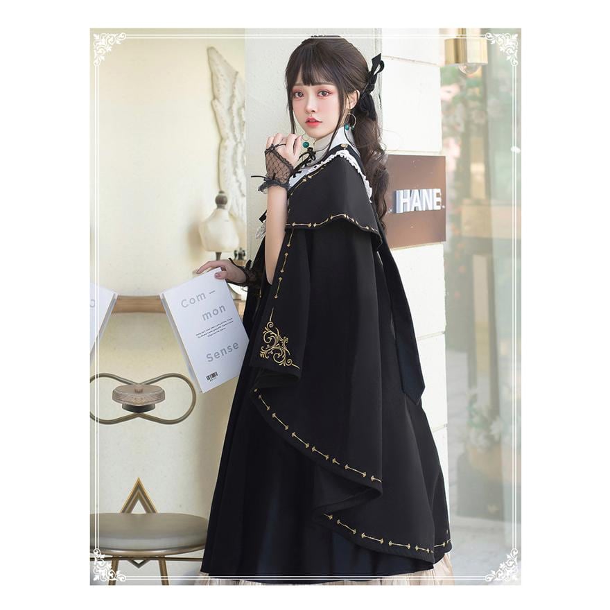 ゴスロリ通販 With U ゴシック ロリィタ クラロリ マント ベスト つけ