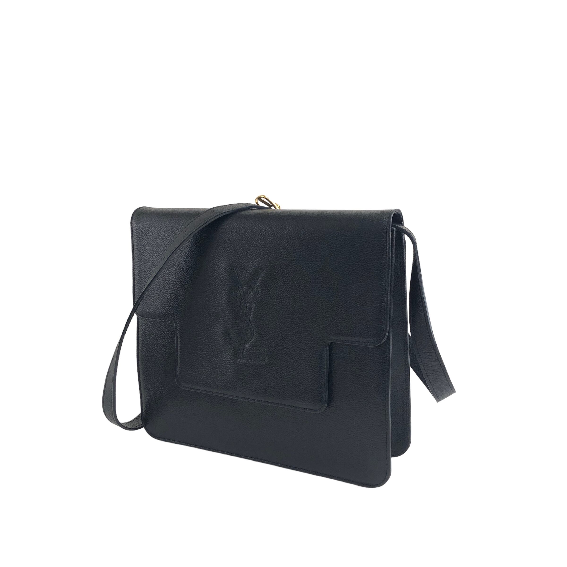 Yves Saint Laurent イヴ・サンローラン YSLステッチ レザー