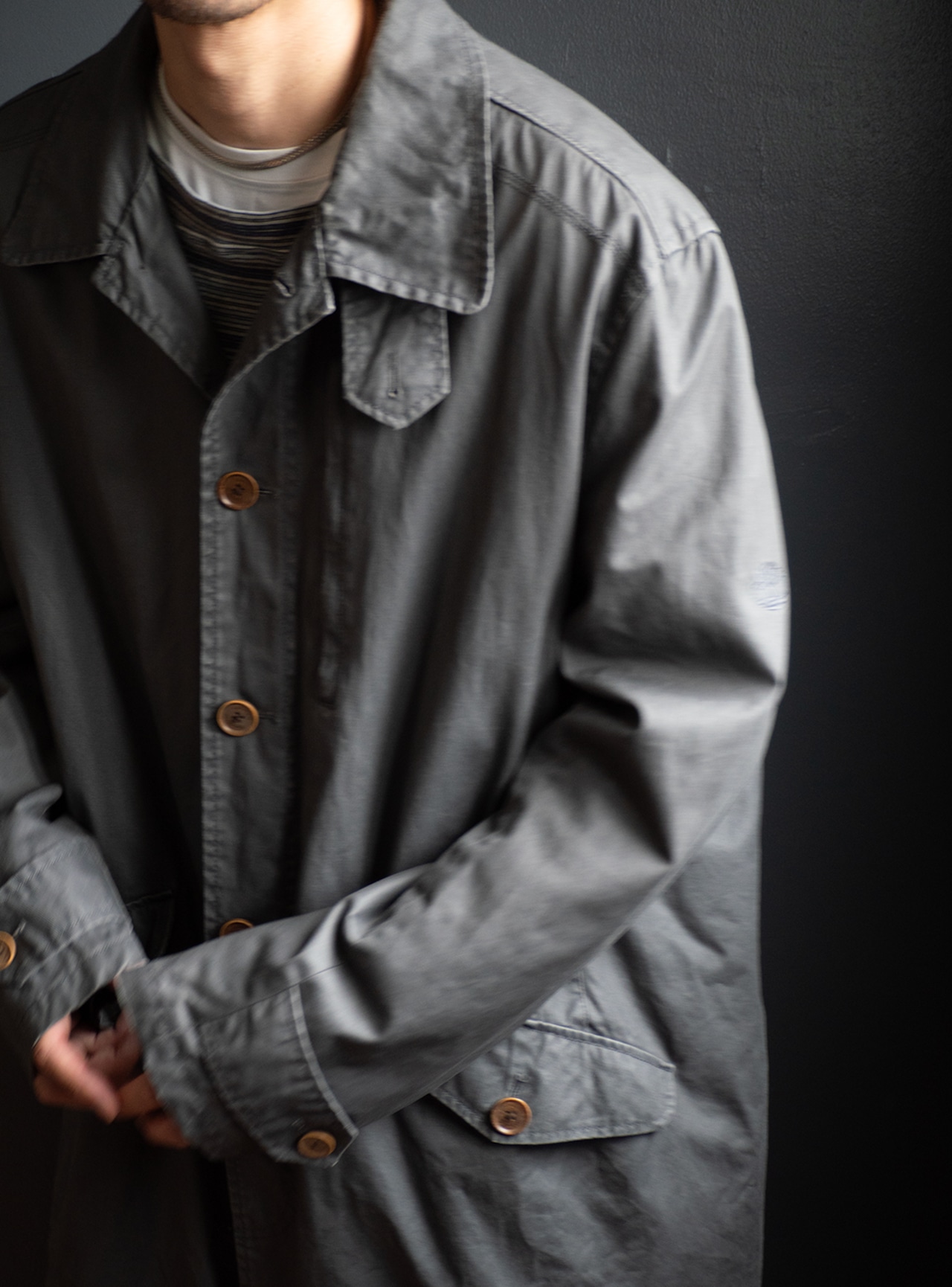 "Timberland" used Soutien collar coat