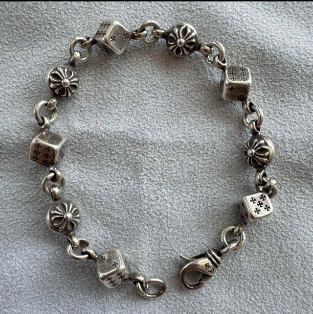 CHROME HEARTS クロムハーツ ダイス クロスボール ブレスレット