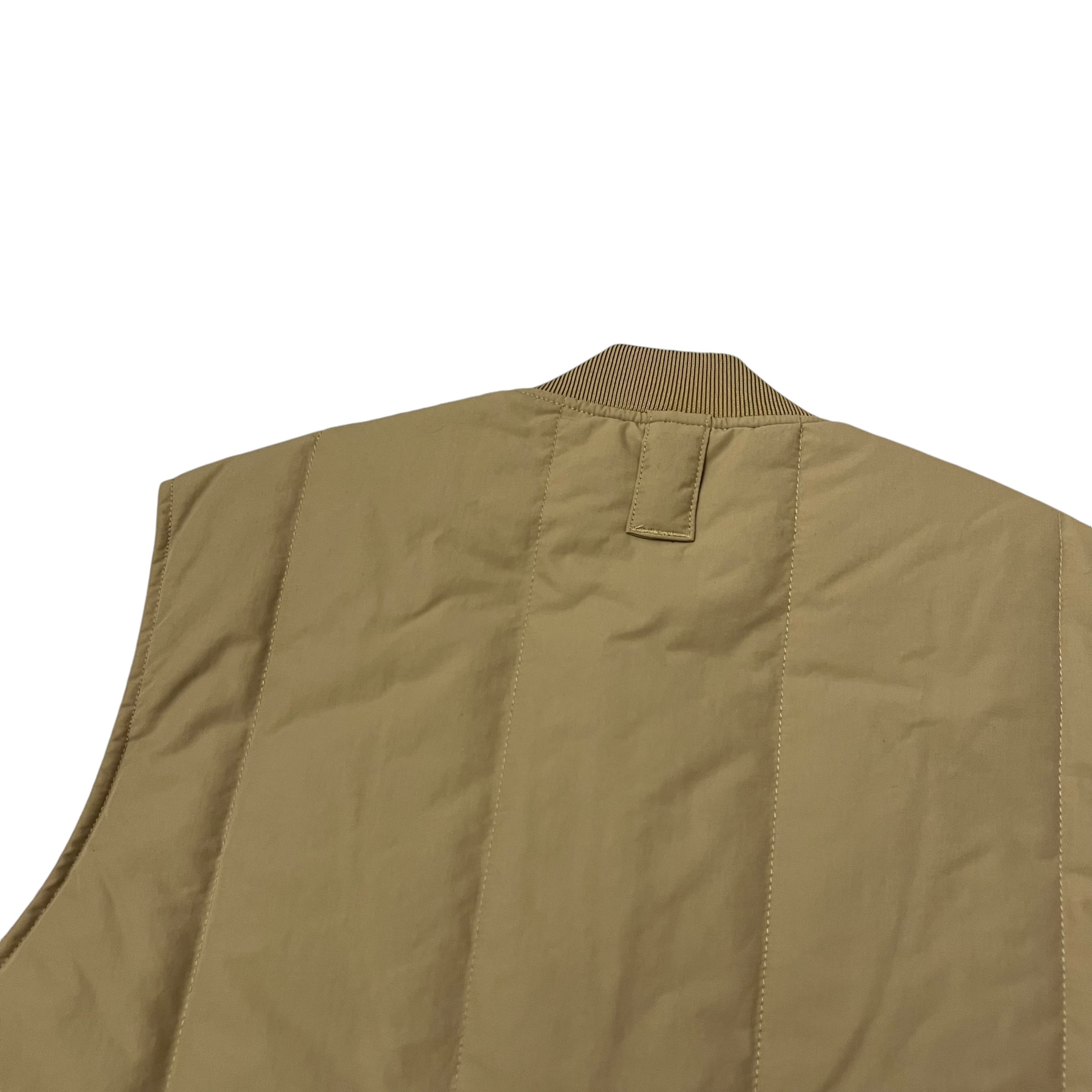 PWA / TWO FACE QUILTED VEST CINNAMON ORANGE | THE NEWAGE CLUB