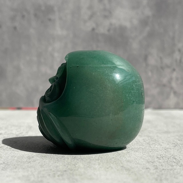 《福・だるま・縁起物》【グリーンアベンチュリン】鉱物 天然石 パワーストーン