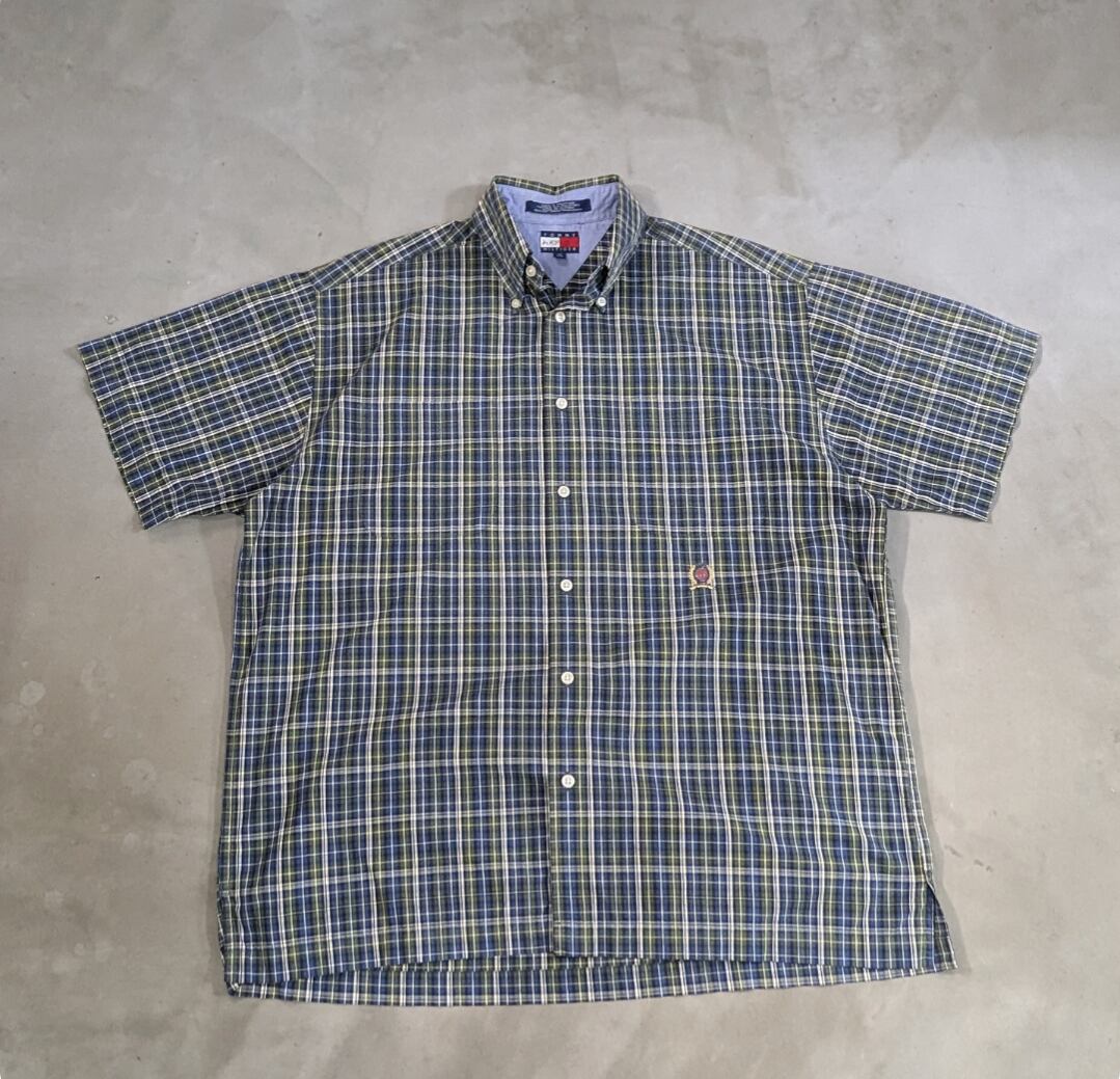 tommy hilfiger b/b check shirt 小岩店