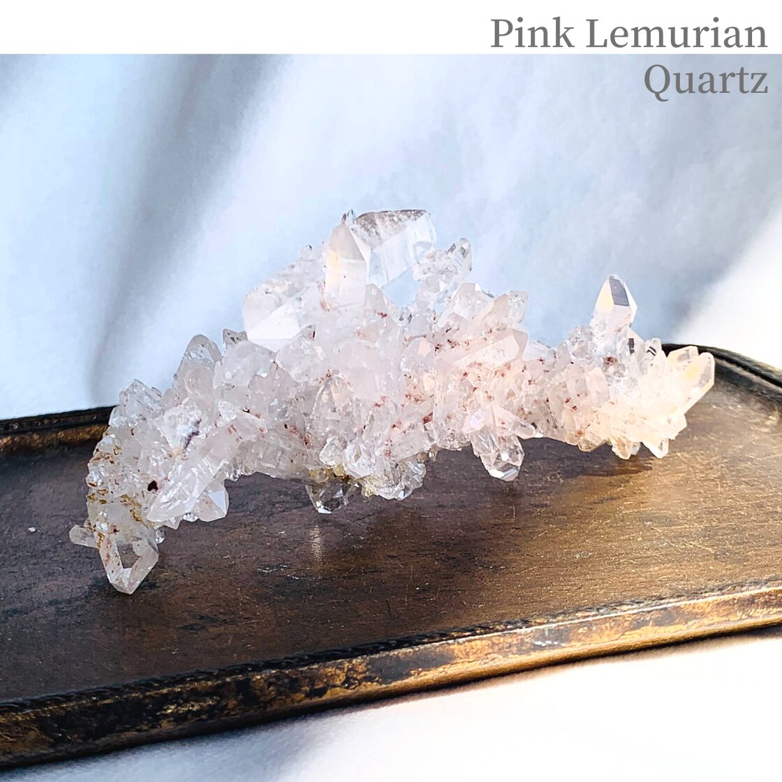 ストロベリーレムリアン ディアマンティーナ産 クラスター 46 ピンク