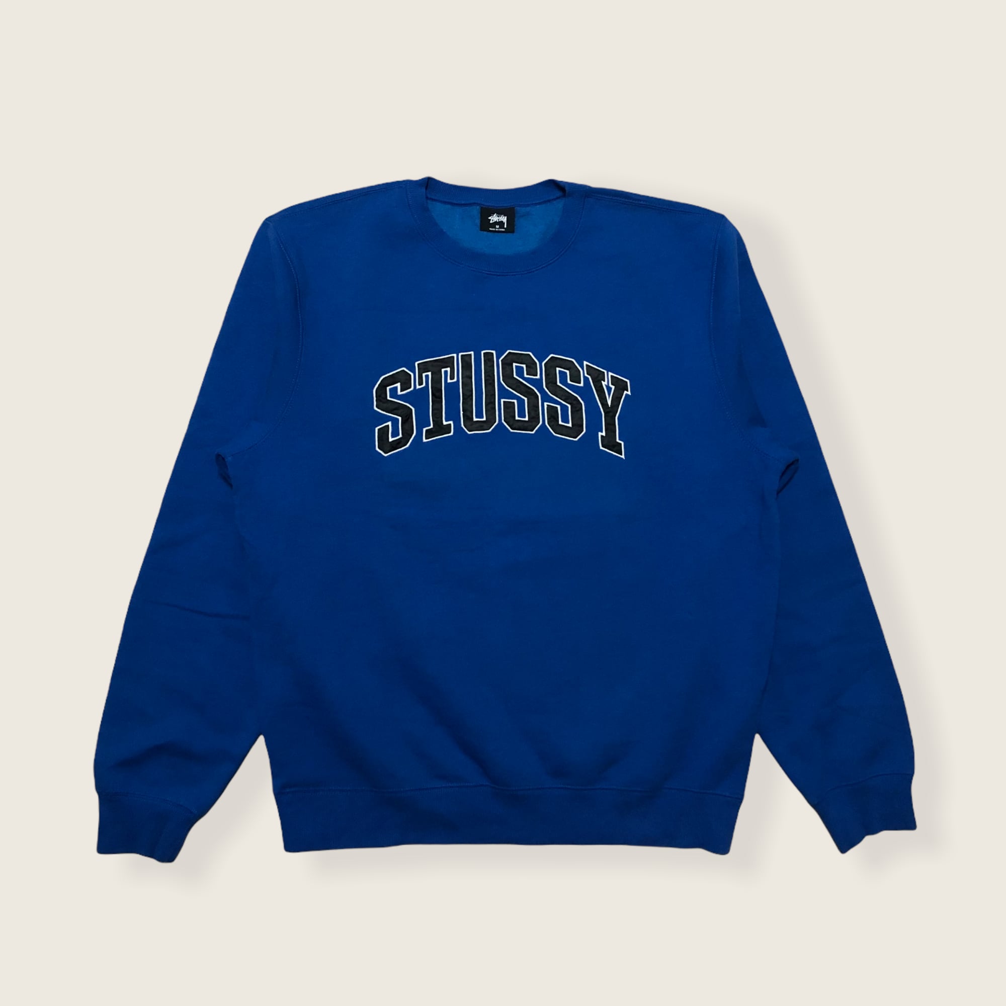 STUSSY ステューシー 刺繍ロゴ トレーナー アースカラー