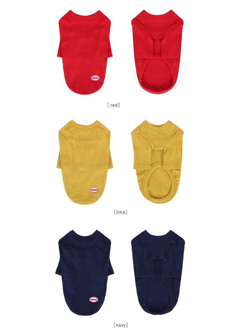 【SALE】 フライス無地Tシャツ S ~ XL 3color / 犬服 新作 長袖 ドッグウェア 小型犬 中型犬 犬 服 暖かい 猫 ペット用品 ペット洋服 b35