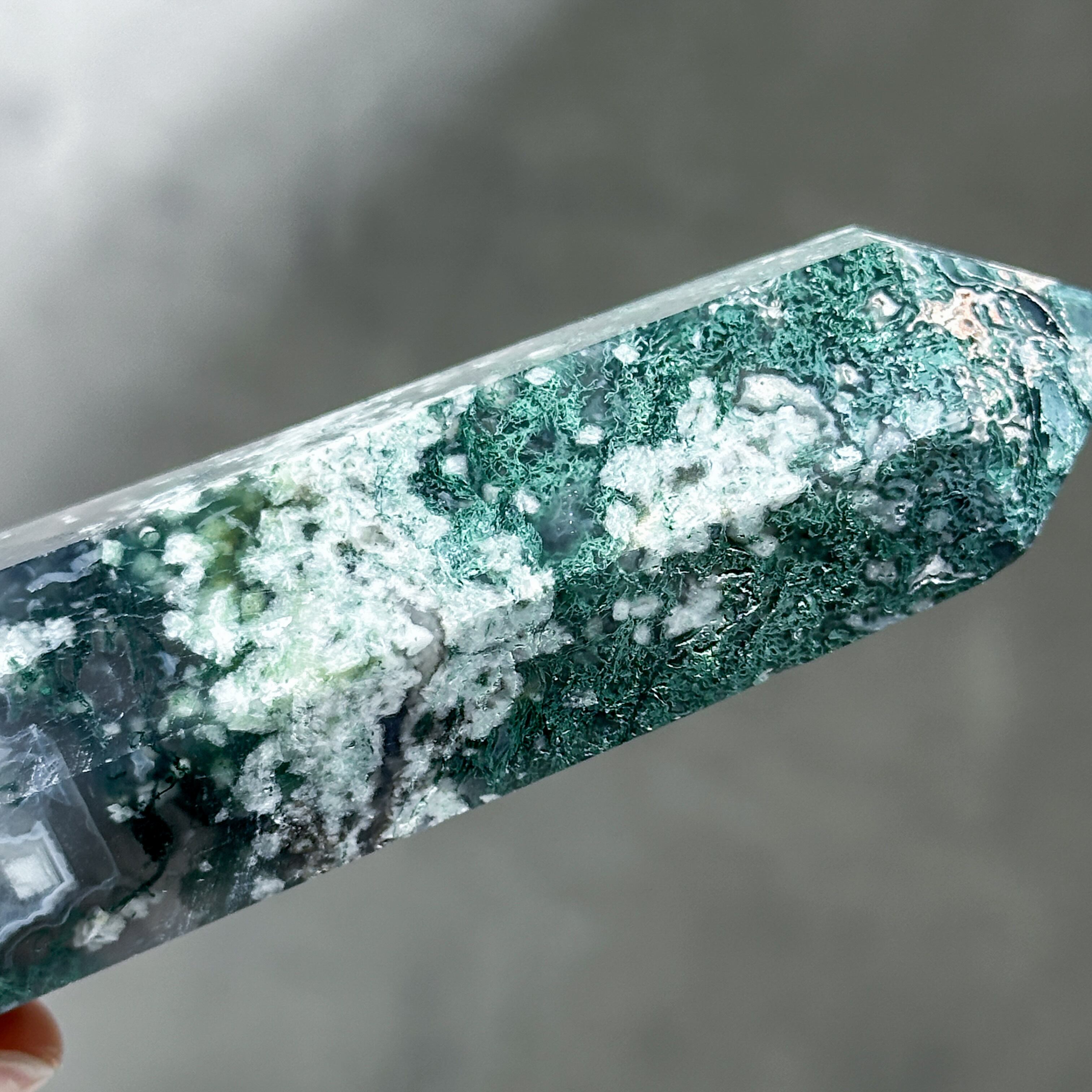 モスアゲート タワー62◇ Moss Agate ◇天然石・鉱物・パワーストーン