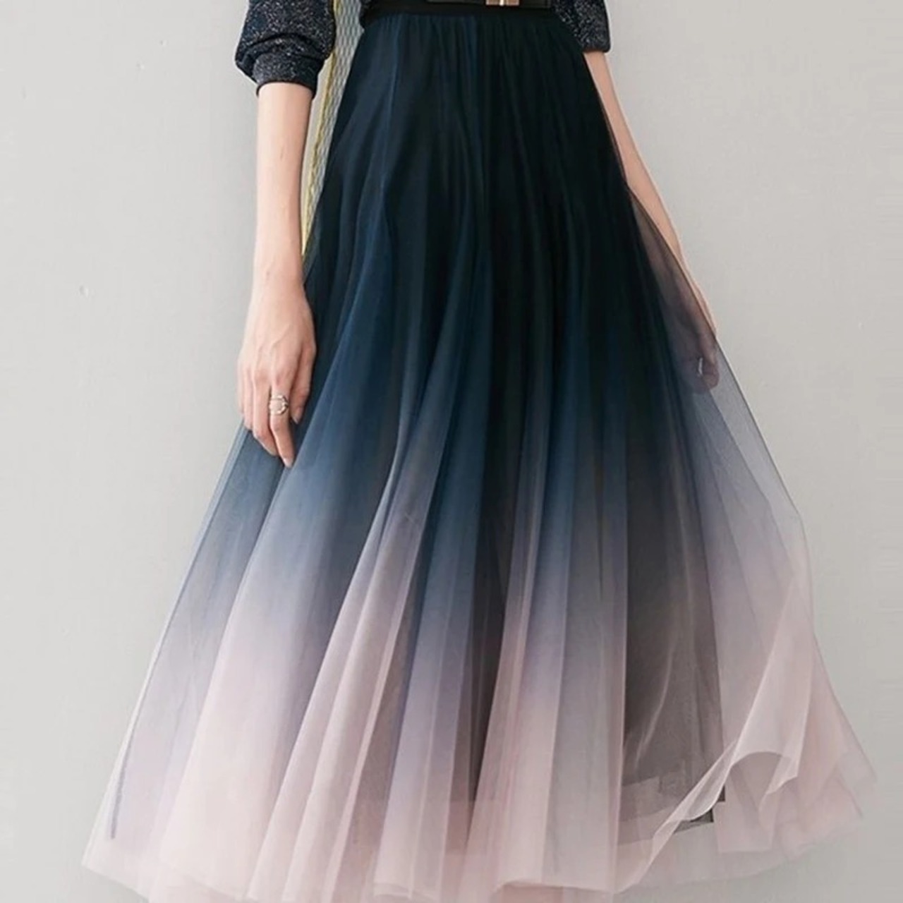 Gradient Color Long Skirt / グラデーション カラー ロング スカート