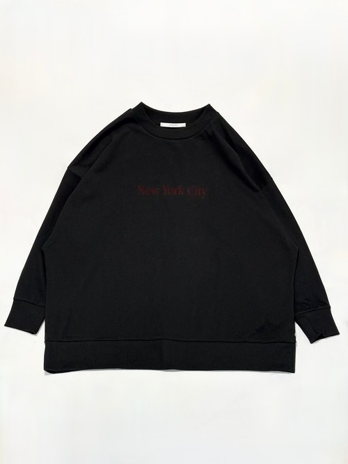 Labo ratory・ORDINARY WIDE PULL OVER・BLACK　LA506