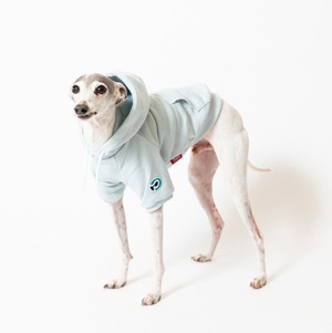 半袖プルオーバーパーカー2023　blue / イタグレ服