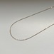 60cm 14kgf 平小豆（あずき）チェーンネックレス　（幅2.0mm）