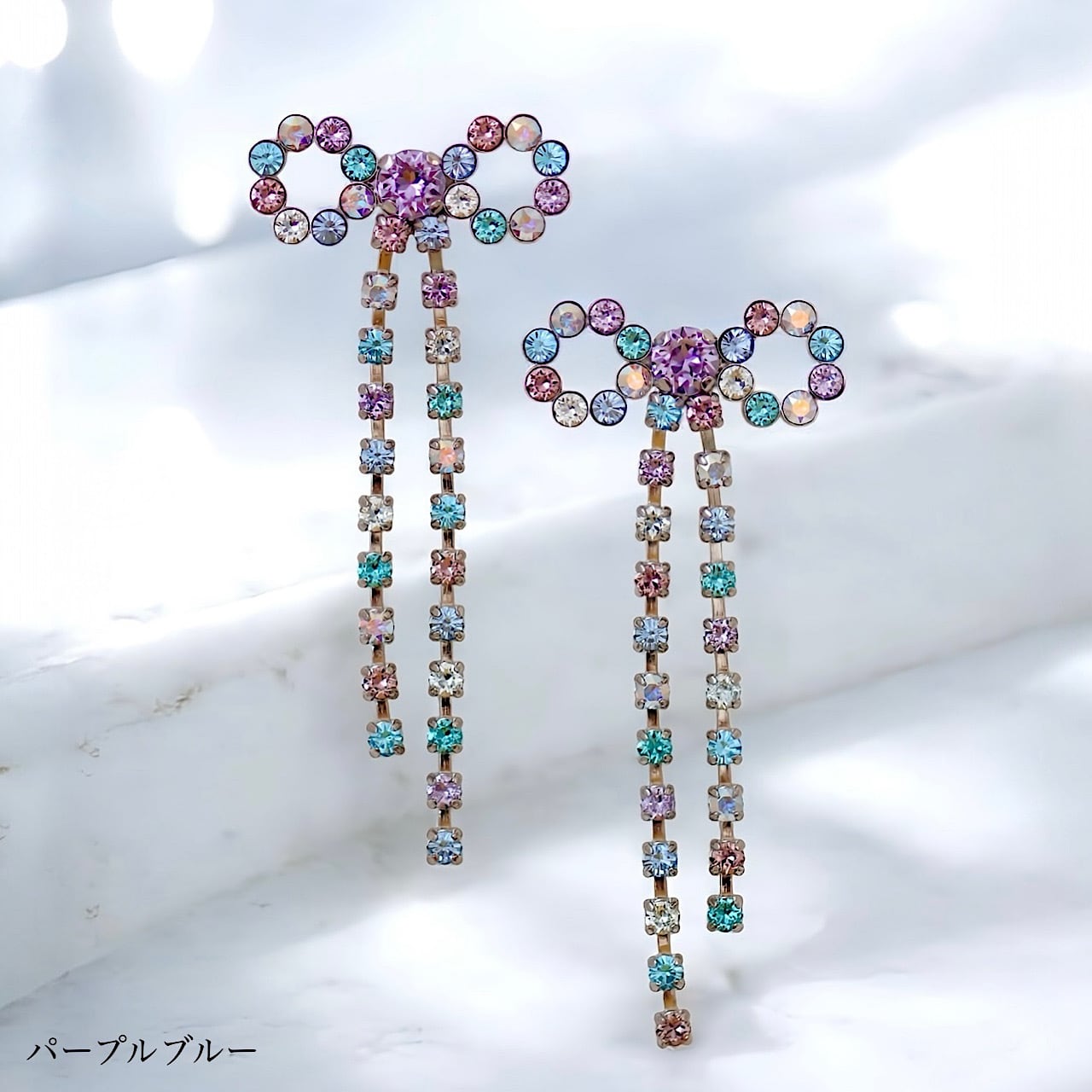 ロングリボン ピアス | MAKI NUMOTO (マキ ヌモト) ｜コスチューム