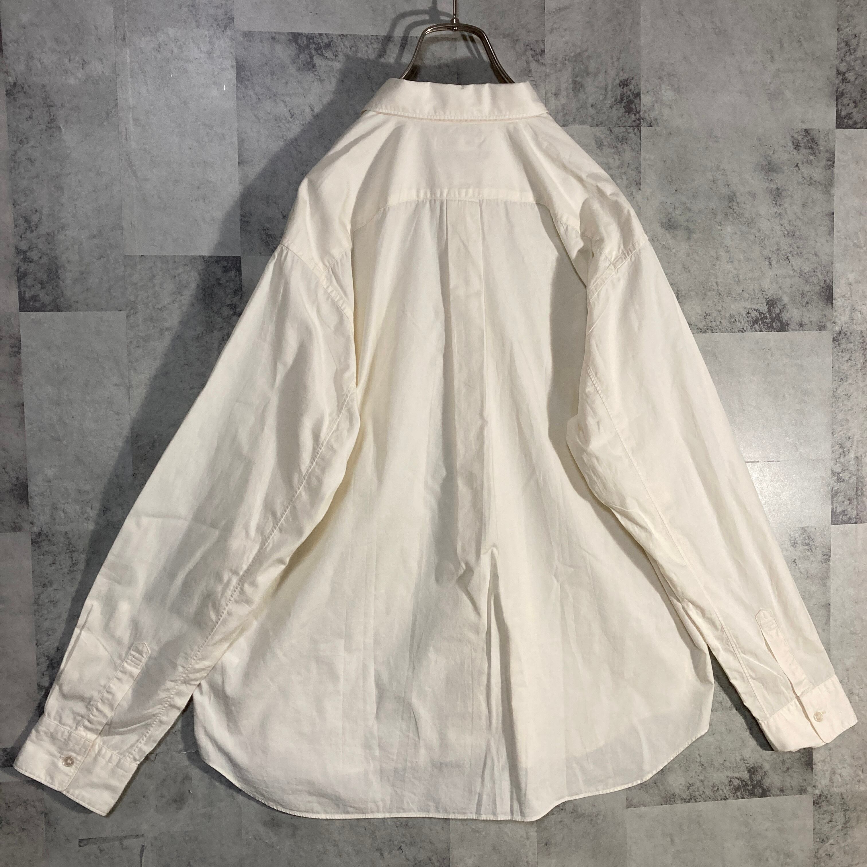 日本製 Sans limite サンリミット レギュラーカラー シャツ ブロード