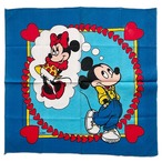 【 Good】~90s Disney ミッキー RN16463 ヴィンテージバンダナ MADE IN USA
