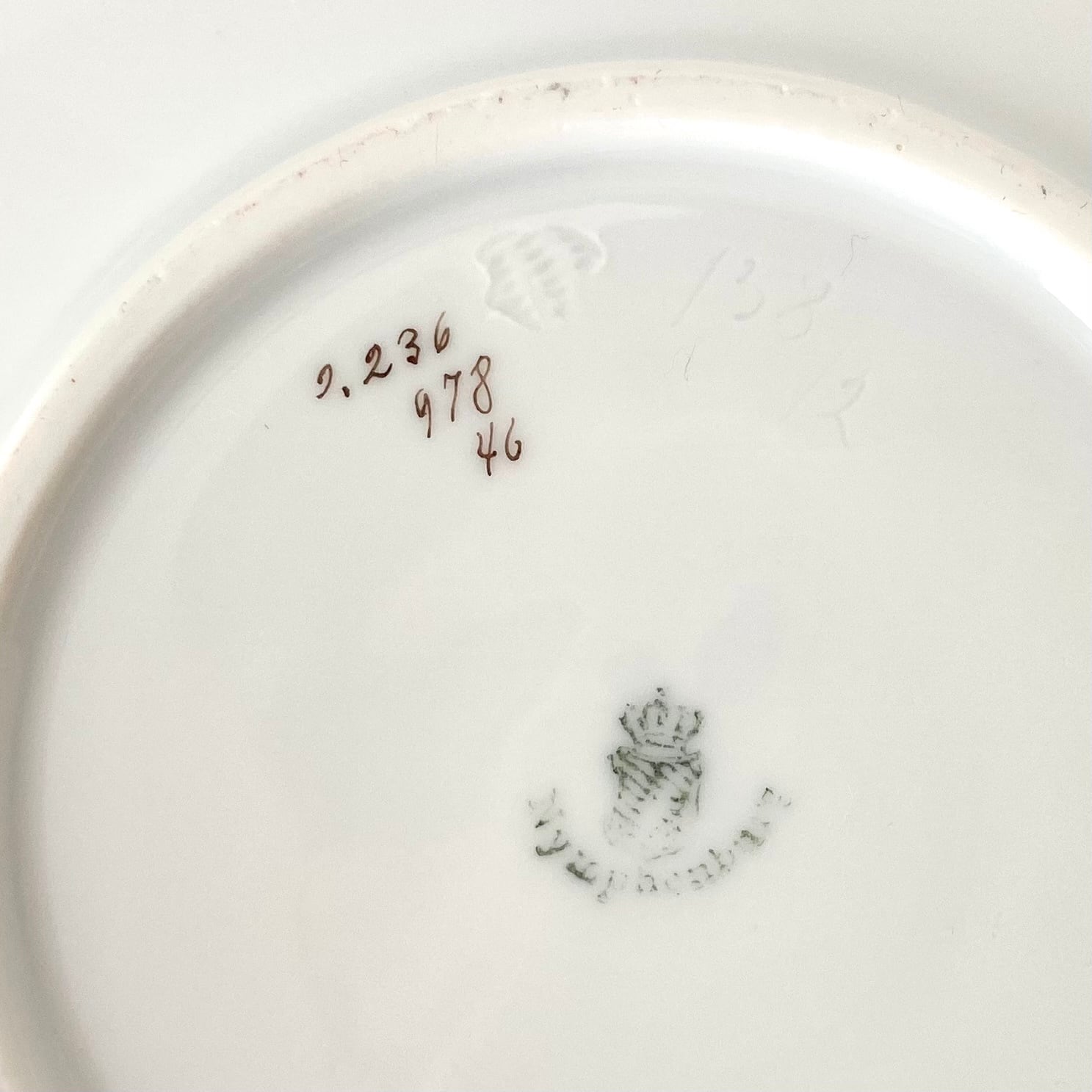 ニンフェンブルグ□秋季野図紋 カップ＆ソーサー | Ryo Antiquecups