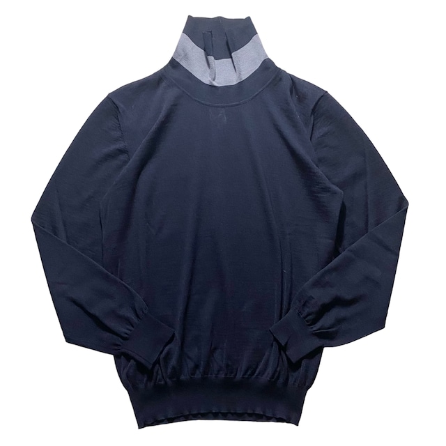 GIORGIO ARMANI line design turtleneck sweater