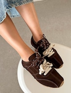 【26ss】牛革100%・String-point Sneakers_4colors