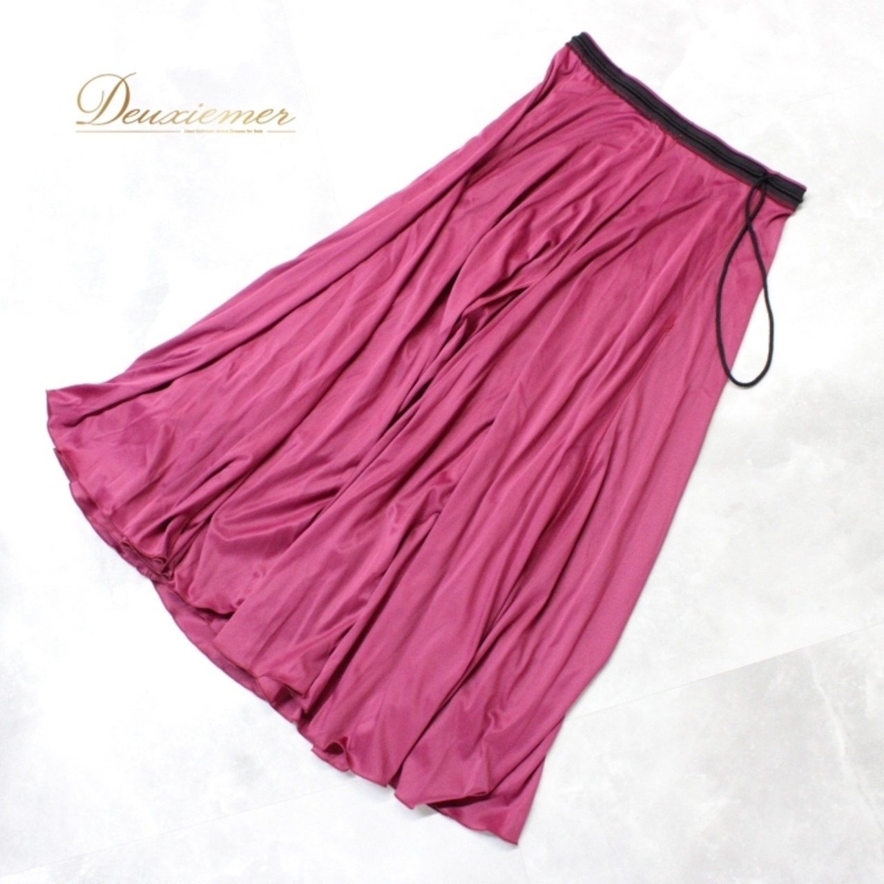 社交ダンス 衣装 スタンダード スカート レッスンウェア 女性用 レディース オールシーズン 紫 パープル系 無地 シンプル フォーマル 練習着 フレア スカート 薄手 軽量 透け感 ダンスウェア ストレッチ 練習用 鮮やか 発表会 舞台衣装 シンプルデザイン