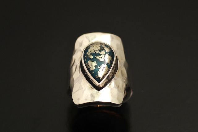 Kingman Turquoise Ring Shiny（キングマンターコイズリング　光沢仕上げ）