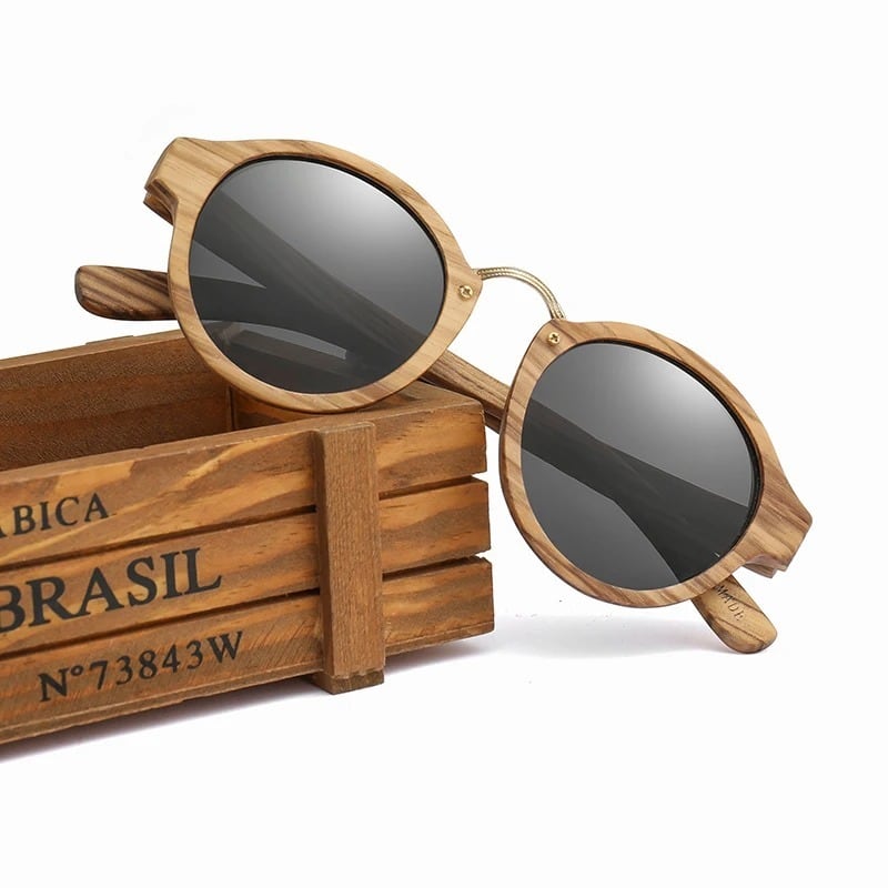 Zebra Wood Sunglasses / ゼブラ ウッド サングラス | SORTIANTE