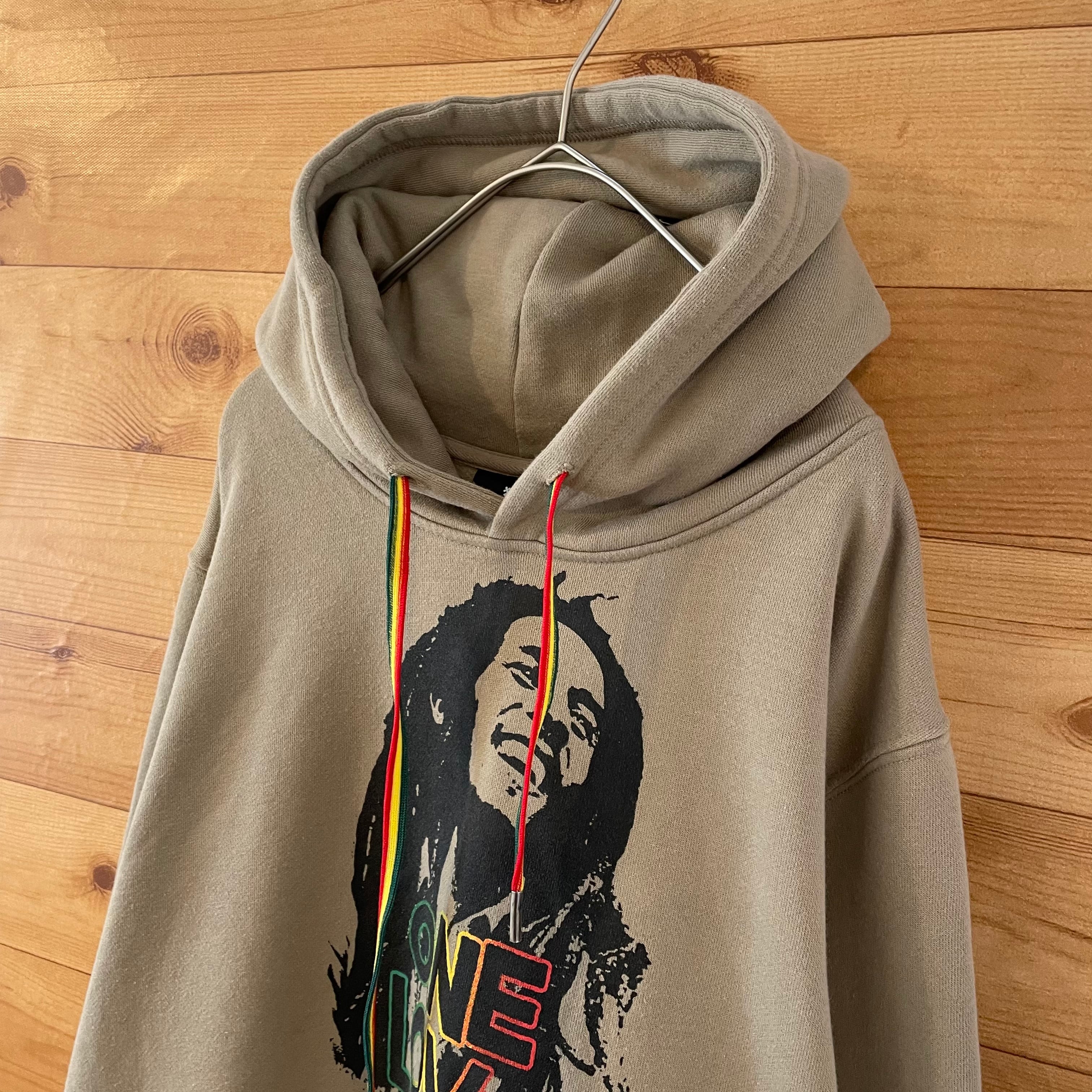 ZION ROOTSWEAR BOB MARLEY プリントスウェットパーカーC…目立つ傷汚れ