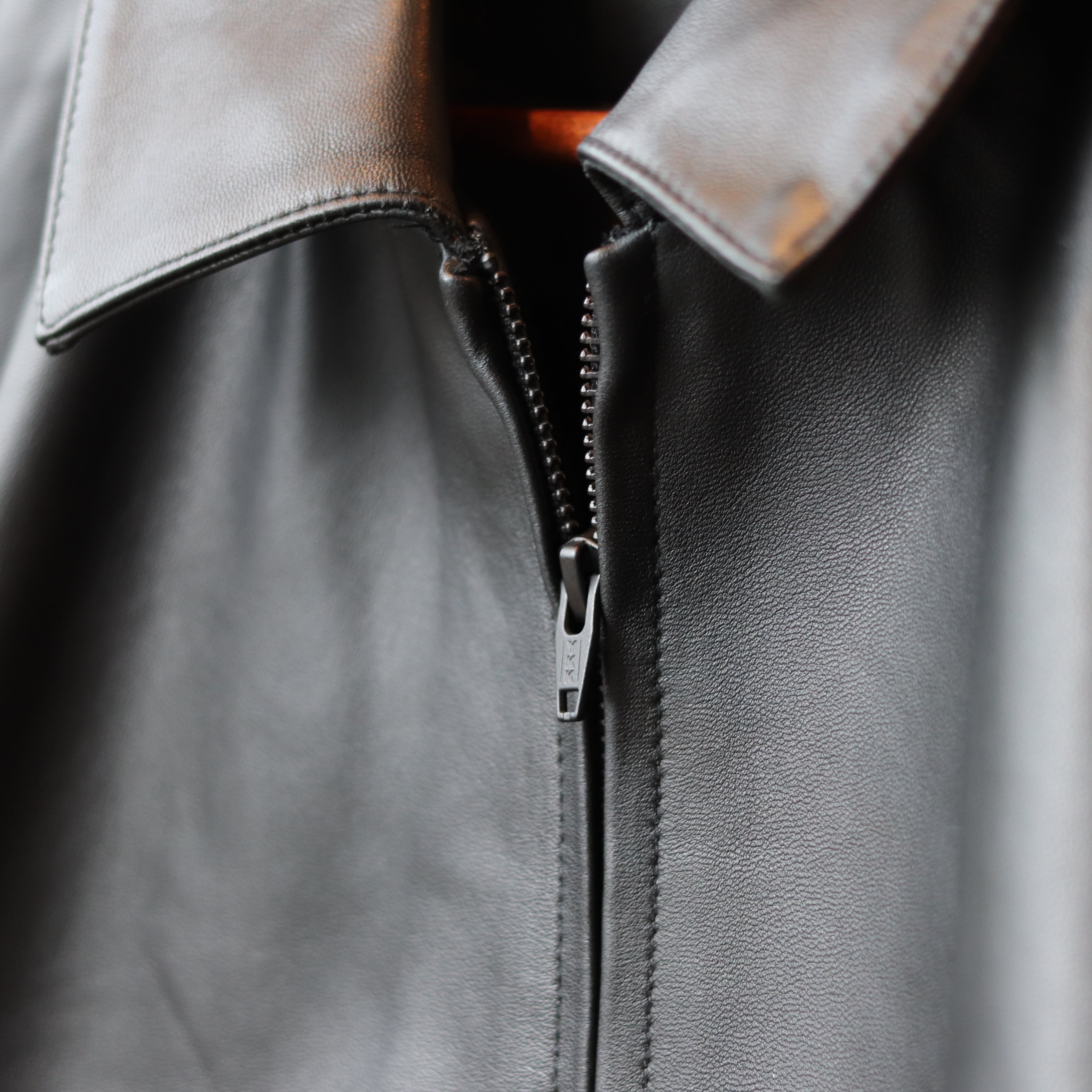 LAMOND(AWESOME LEATHER) leather zip short jacket レザージャケット