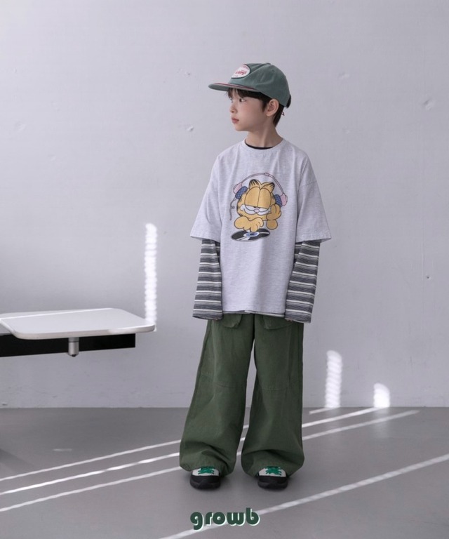 《送料無料》予約:ミュージックT半袖【growb】※ジュニアサイズ