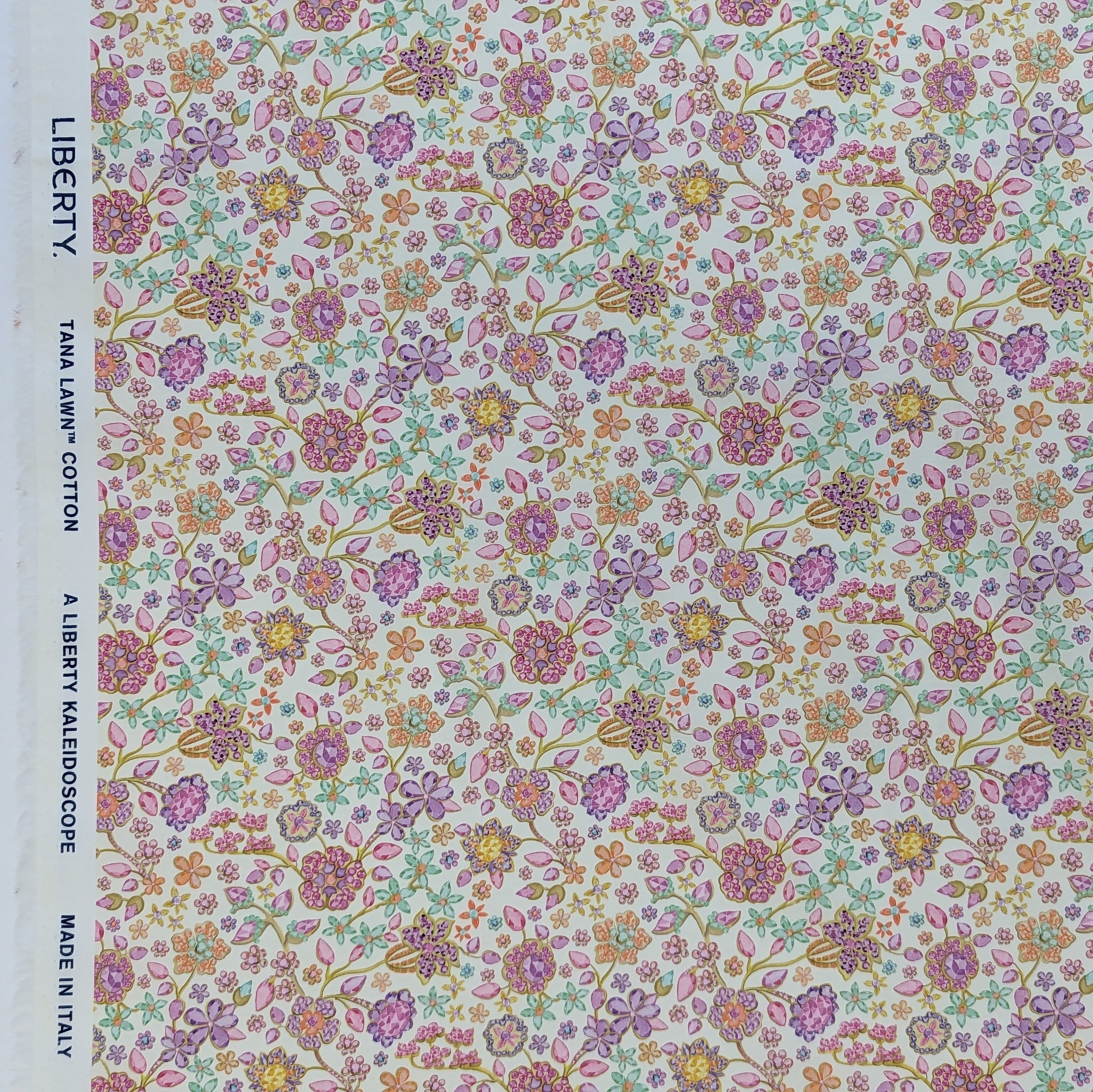 ◆輸入 リバティ LIBERTY タナローン Fiona Devaux Pink フィオナ ドゥヴォー ピンク 約130×50cm