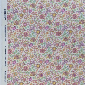 ◆輸入 リバティ LIBERTY タナローン Fiona Devaux Pink フィオナ ドゥヴォー ピンク 約130×50cm