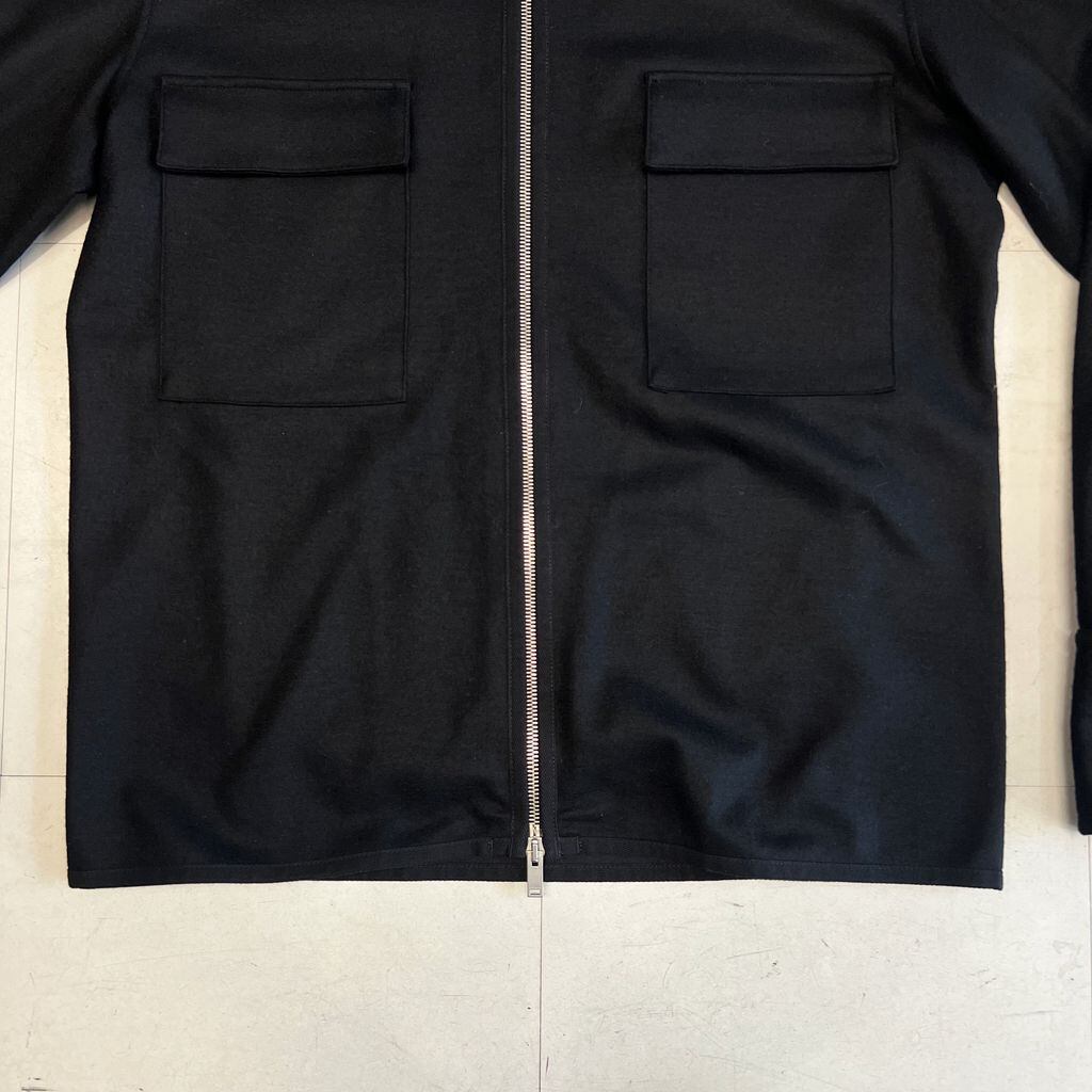 JIL SANDER ジルサンダー 22AW WOOL MELTON JACKET ウール ジップ