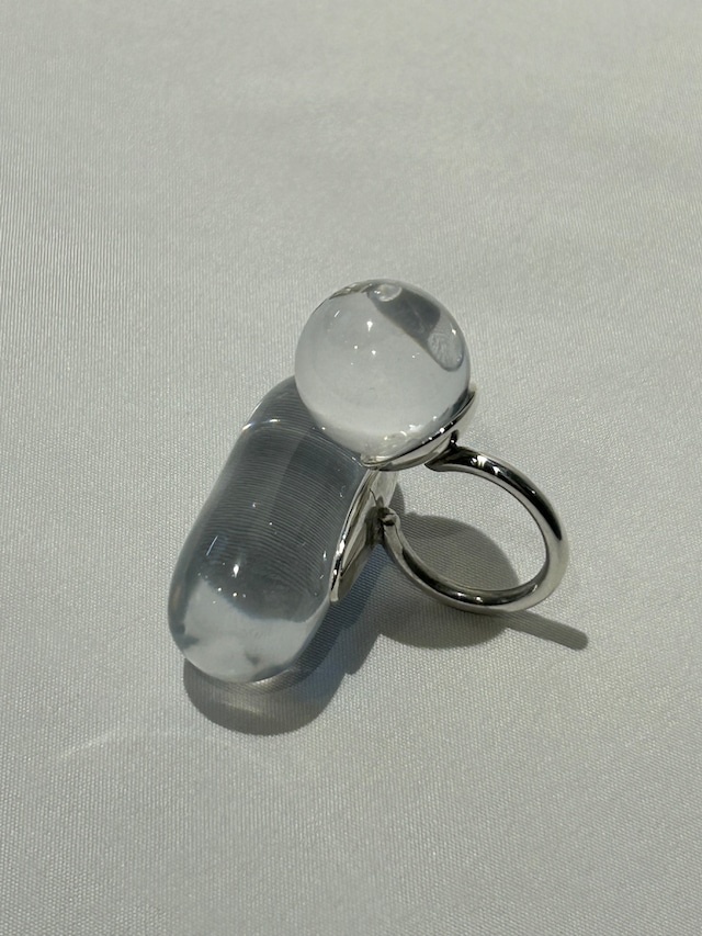 FUMIETANAKA  clear finger ring