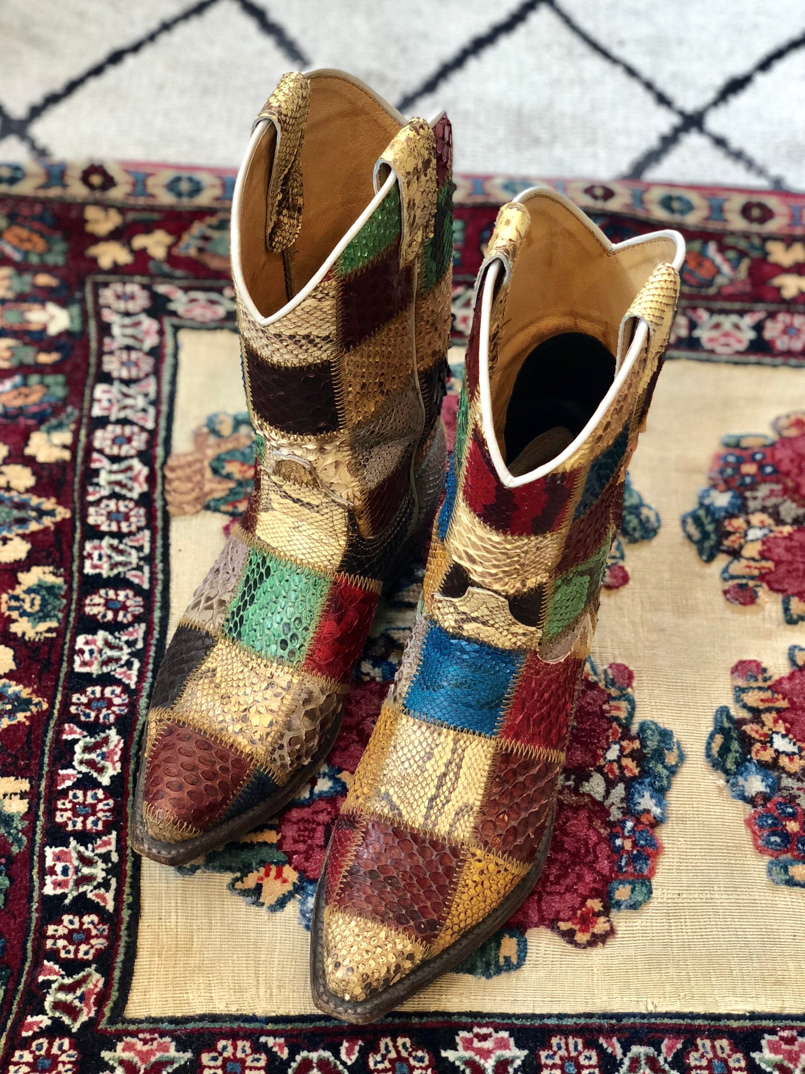 SENDRA Patchwork Python Boots | BARAQUE