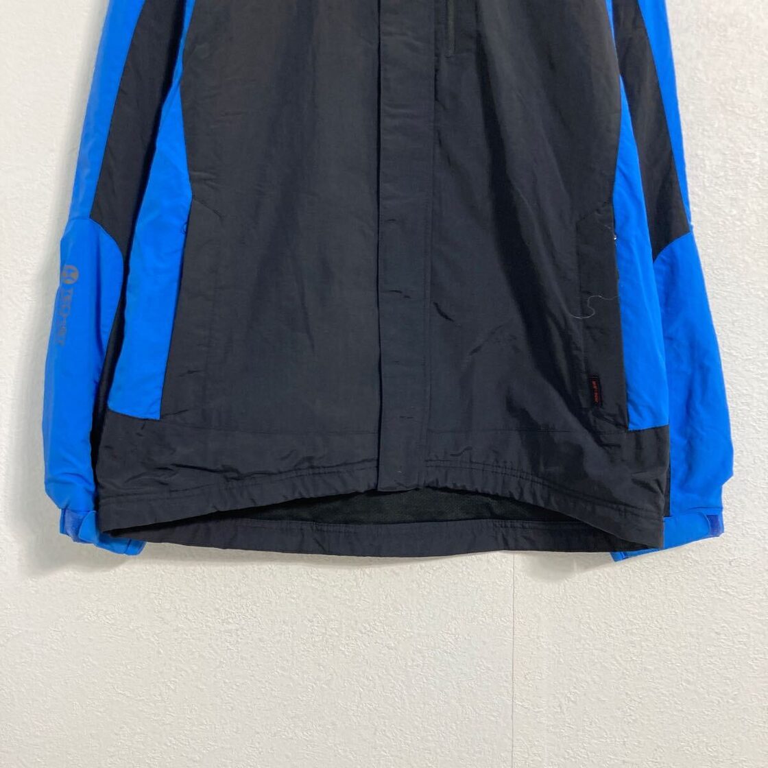 Kappa マウンテンパーカー M ブルー ブラック カッパ ナイロン 