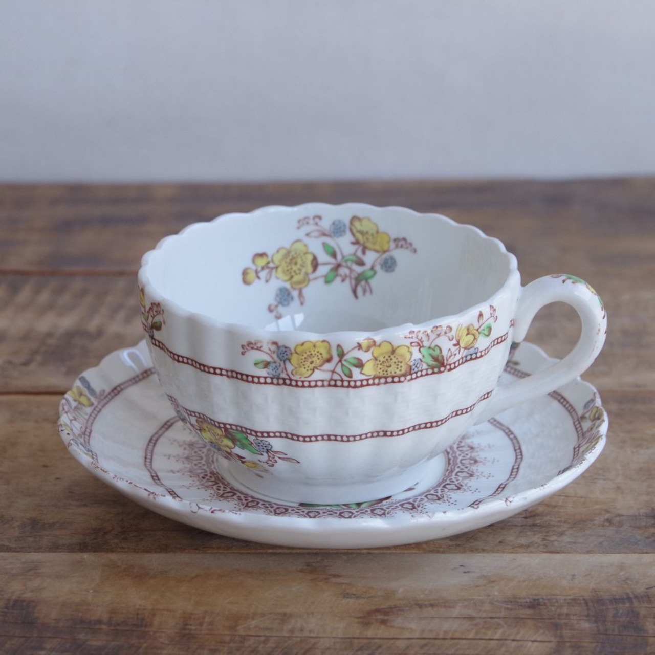 スポード バターカップ ティーカップ ソーサー Spode Buttercup  