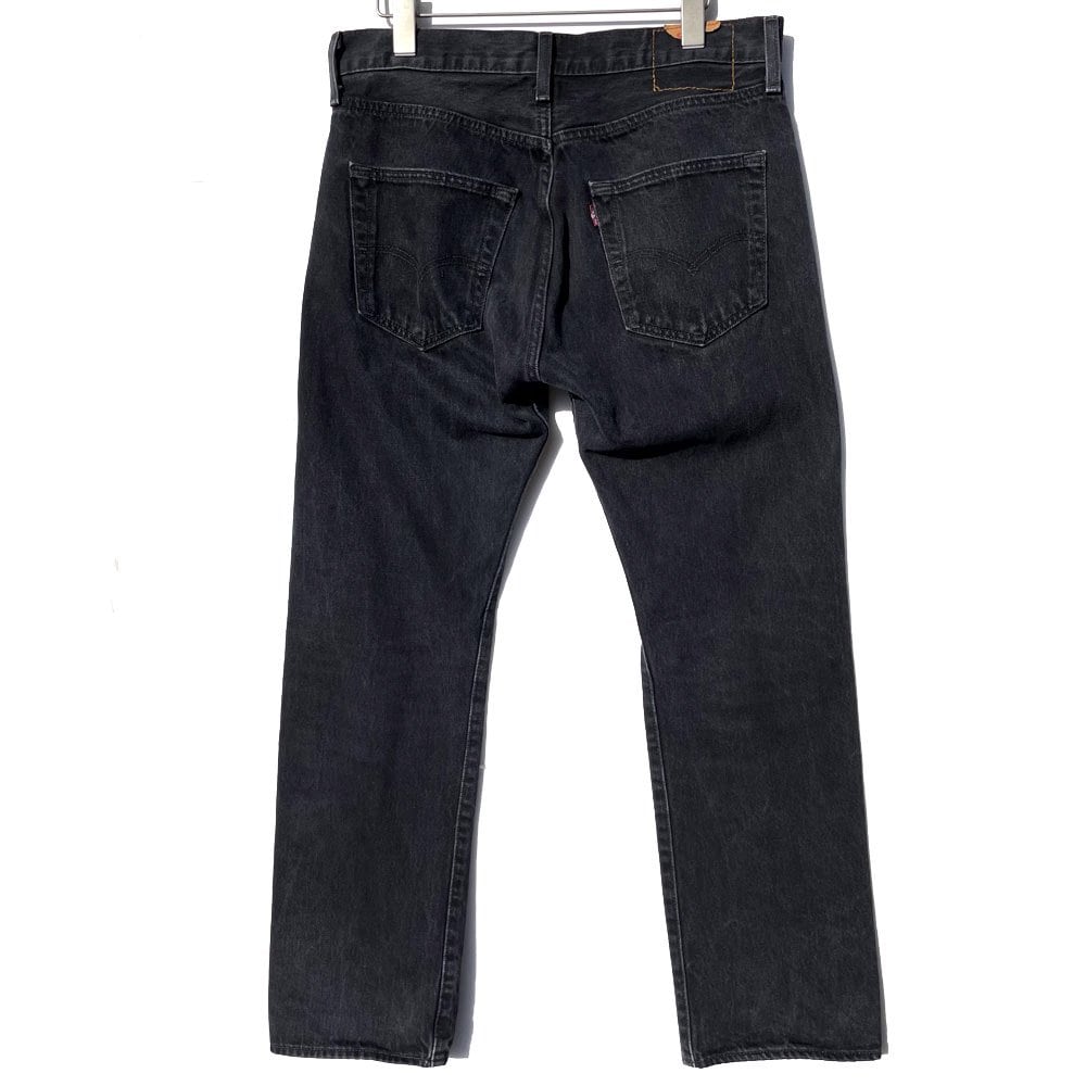 Levis 501 Black [Levis 501-0660 Made in Egypt] Vintage Black Denim Pants  W-32 L-30 | beruf