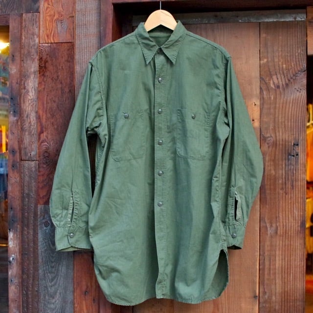 s US NAVY Type N Utility Shirt / 年代 USN ポプリン