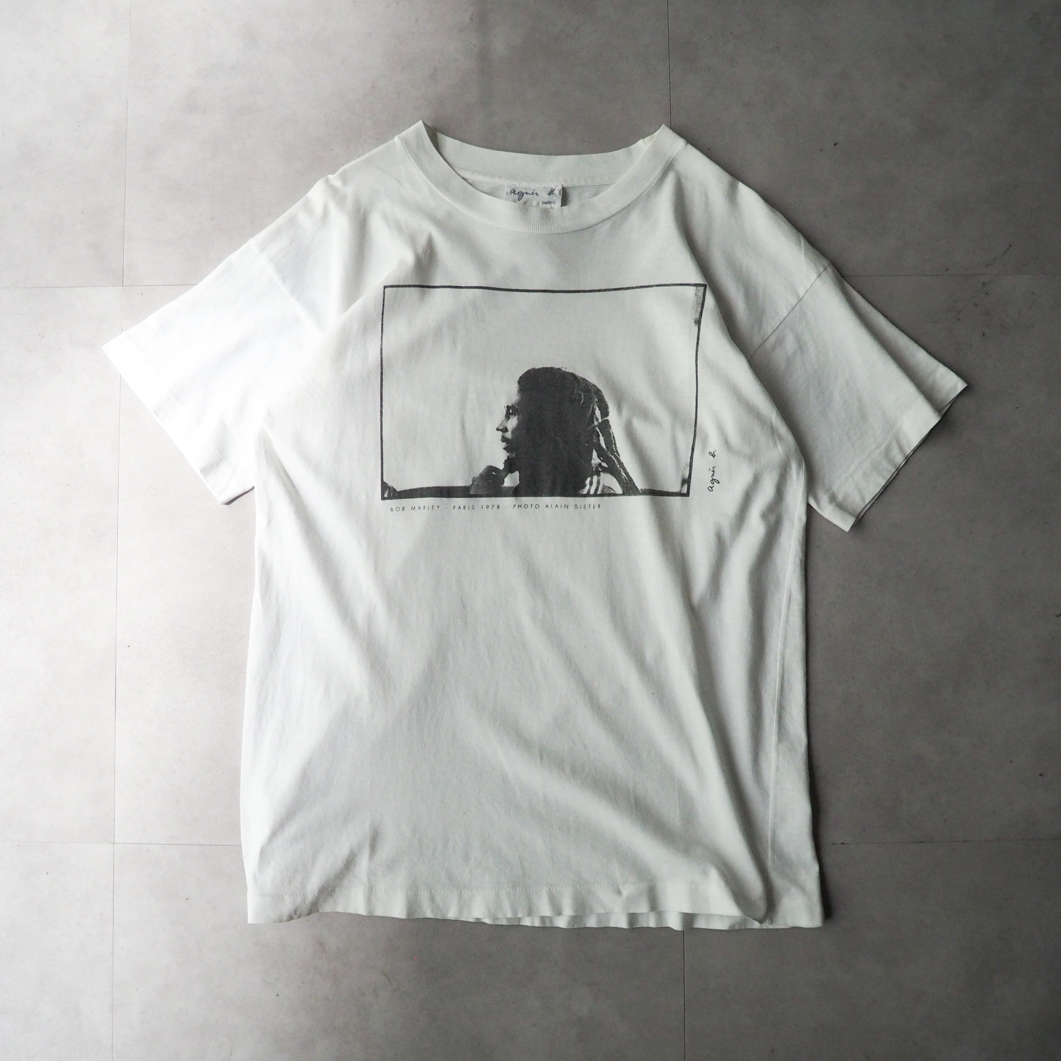 90s “agnes b.” Bob marley photo t-shirt 90年代 アニエスベー